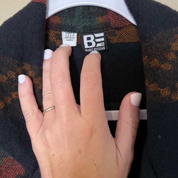 Vintage Southwestern Aztec Wool Blend Blazer Jacket - Picture 2 of 7